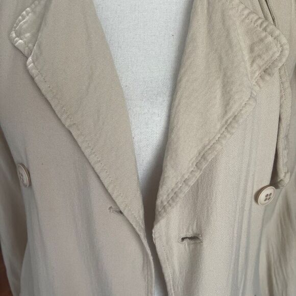 For The Republic Tan Double Breasted Jacket, Size 4 - Picture 4 of 11